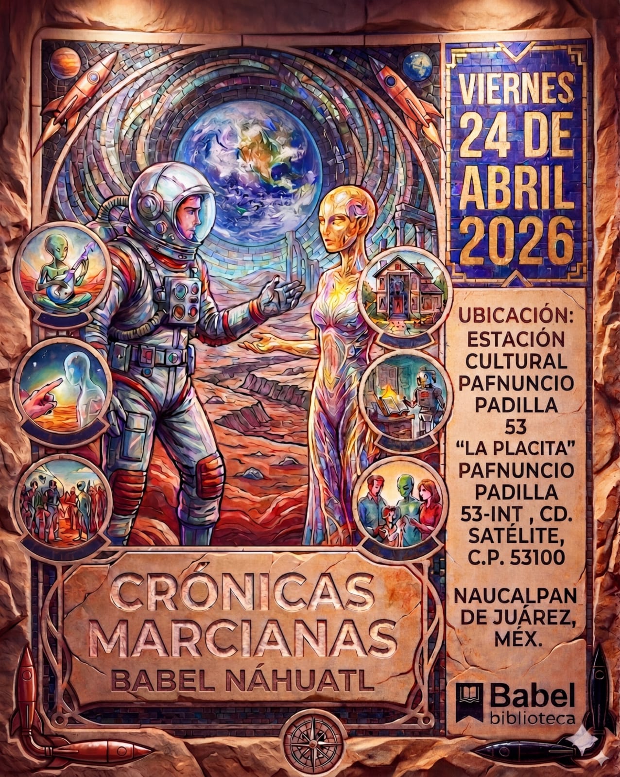 Póster Crónicas Marcianas - Abril 2026